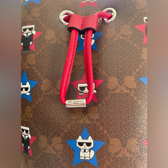 Karl Lagerfeld Paris “Maybelle” Collection Bucket Bag - Picture 10 of 11